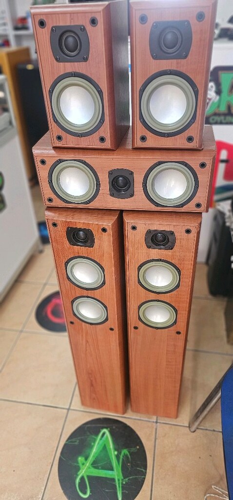System Fidelity SF-250 5.0 set hoparlör - 2