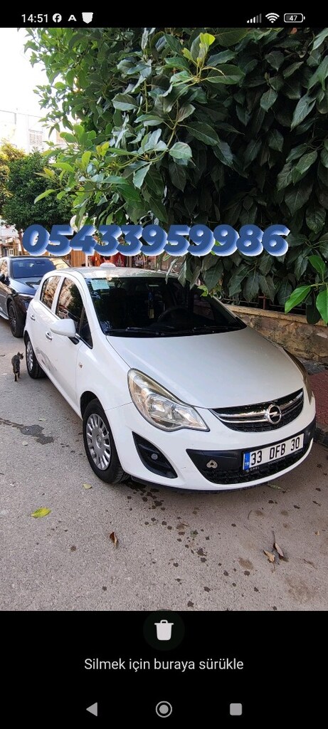sahibinden 2013 Opel Corsa 1.3 dizel lastikleri muane yeni mersin - 9