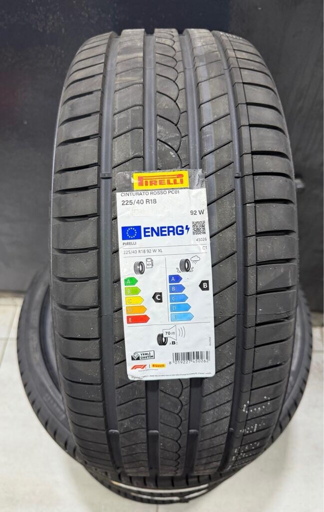 225/40R18 XL PİRELLİ CINTURATO ROSSO SIFIR DOT:14/26 ADET FİYATI - 2