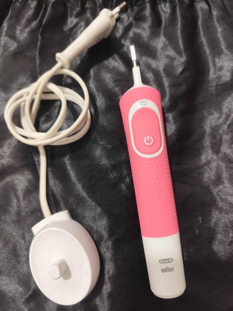 Oral-B Pembe Diş Fırçası Gövdesi ve Orijinal Şarj Cihazı (Type 3710) - 2