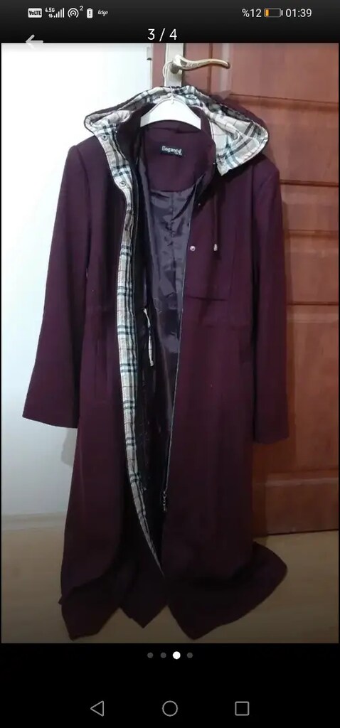 Bordo Bayan trençkot - 2