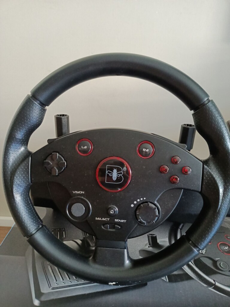 Yarış Direksiyonu - Bee Racing Wheel Direksiyon seti - 7