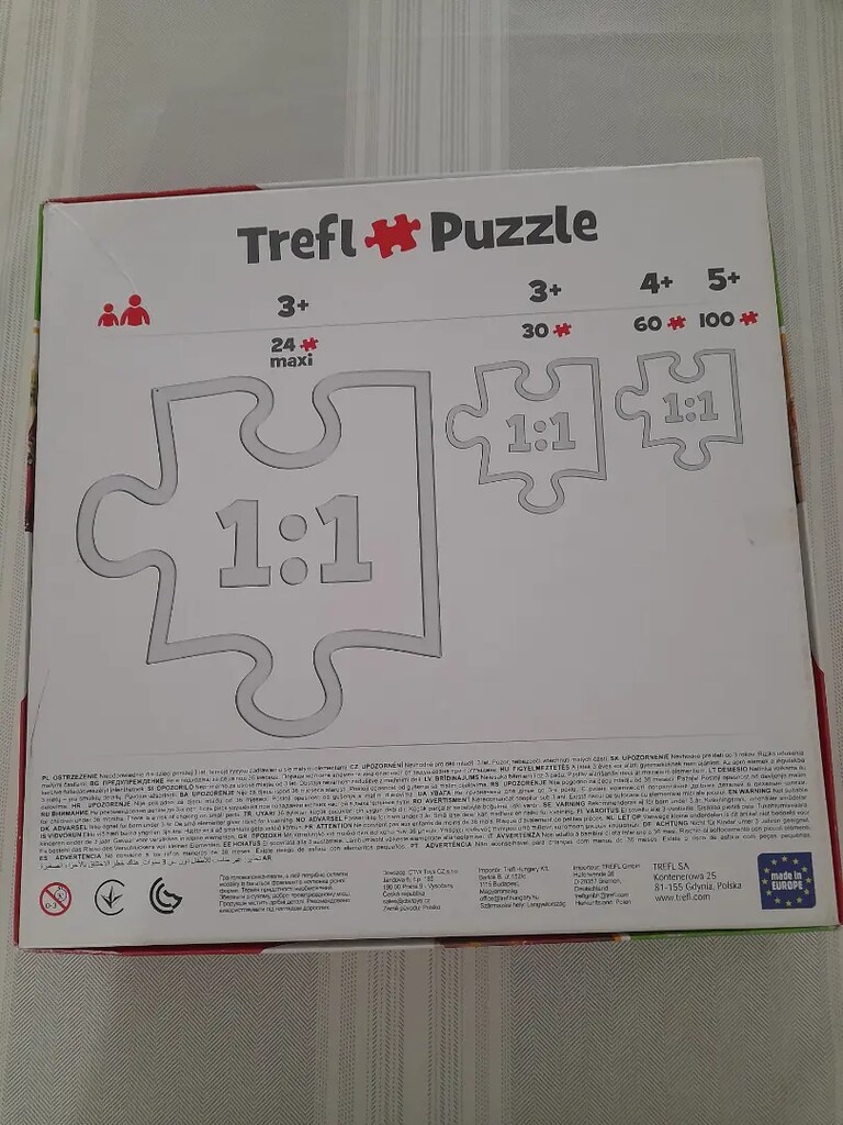 Trefl 4lü Kutulu Çocuk Puzzle - 2