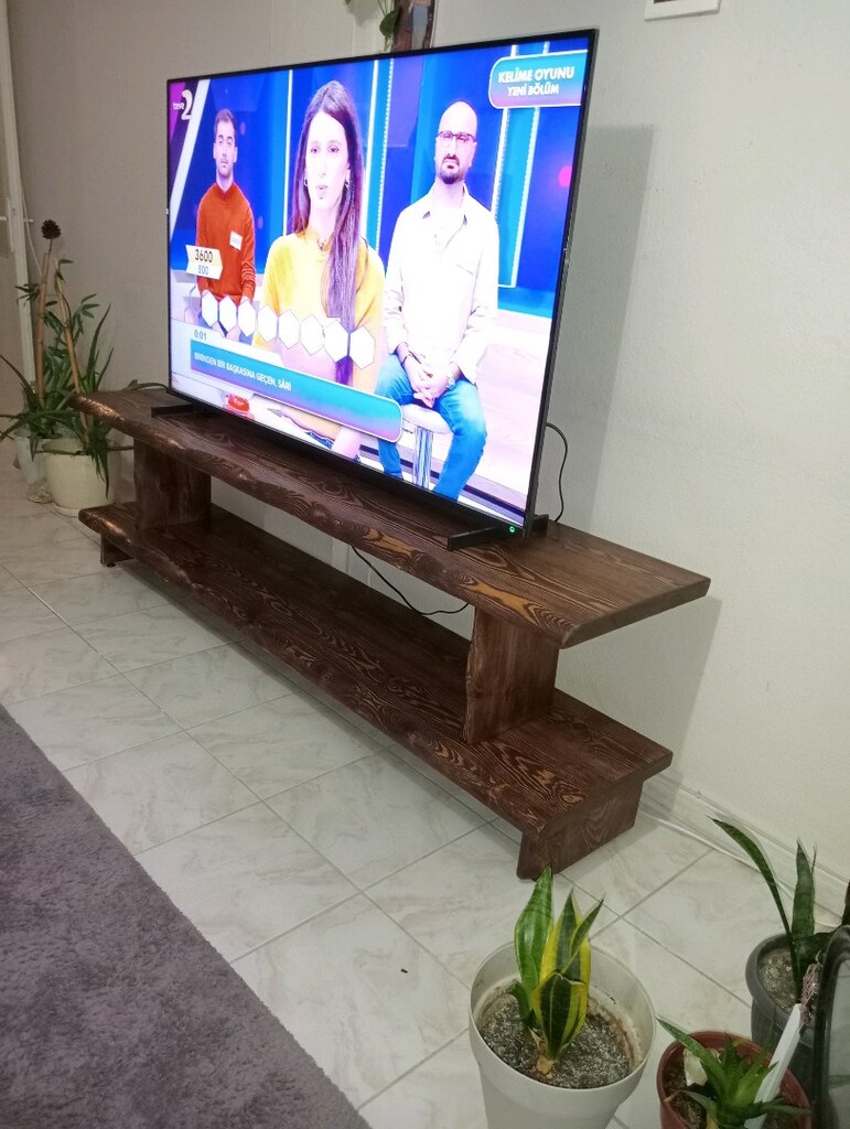 Ahşap TV ünitesi - 4