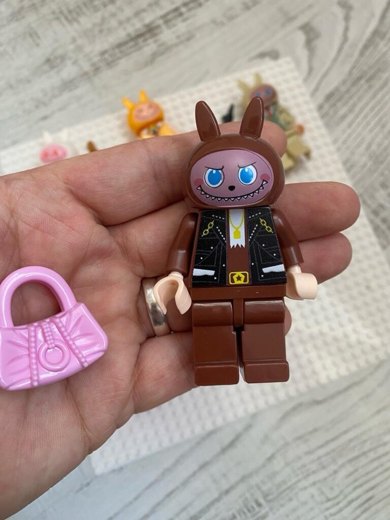 Lego duplo uyumlu labubu figürleri - 8