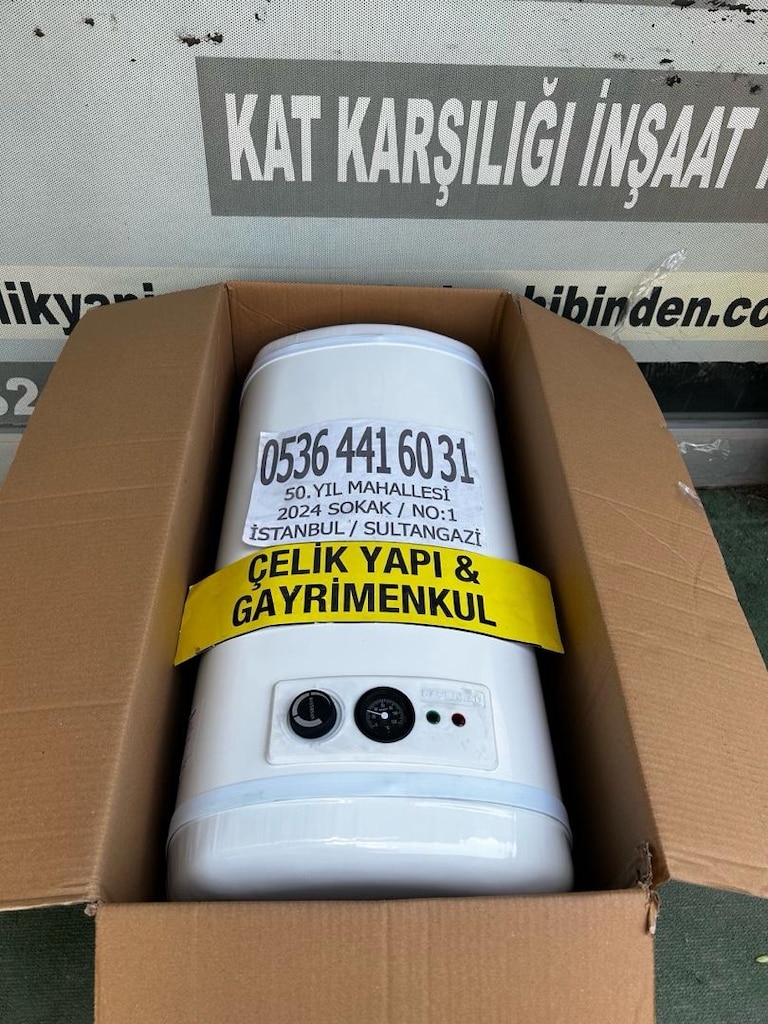 TERMOSİFON 60 LİTRE SIFIR 2 YIL GARANTİLİ ŞOFBEN BÜYÜK BOY KAPALI KUTU - 3