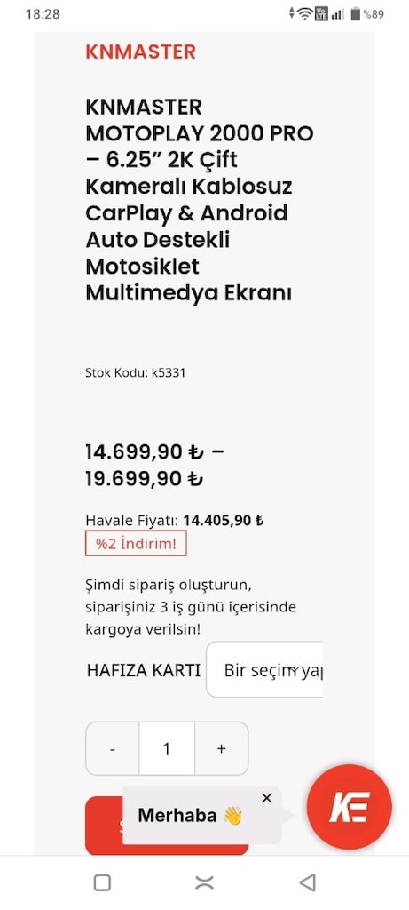 motoplay 2000pro 6.25" 2Kçift kameralı kablosuz android moto multimedy - 3