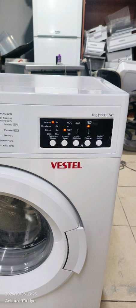 YENİ MODEL FINLUX VESTEL ÇAMAŞIR MAKİNESİ 8 KİLO TERTEMİZ ÇALIŞAN GARA - 3