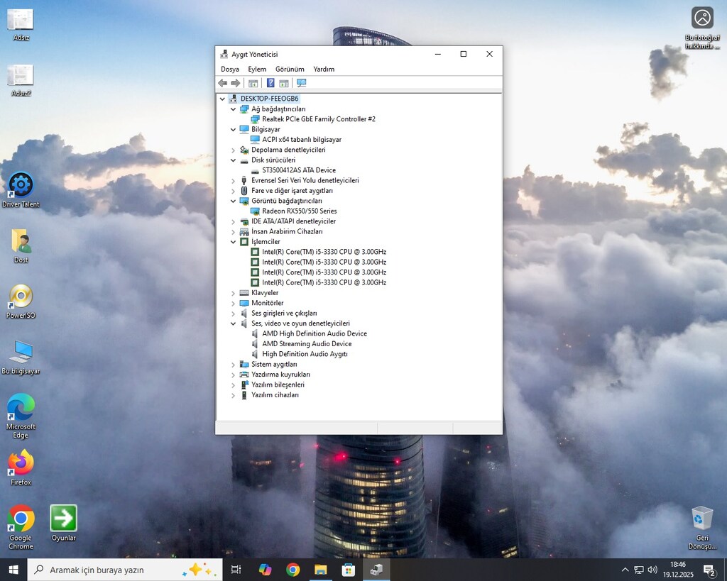 İntel İ5-3330 - 2 GB RX 550 - 500 GB HDD Tak Çalıştır Bilgisyar Kasası - 9