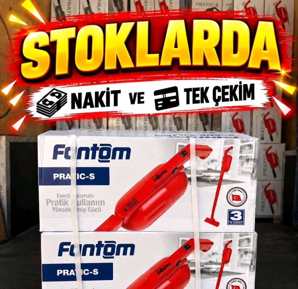DEV KAMPANYA Fantom pratik sıfır kutusunda süpürge Fantom süpürge
