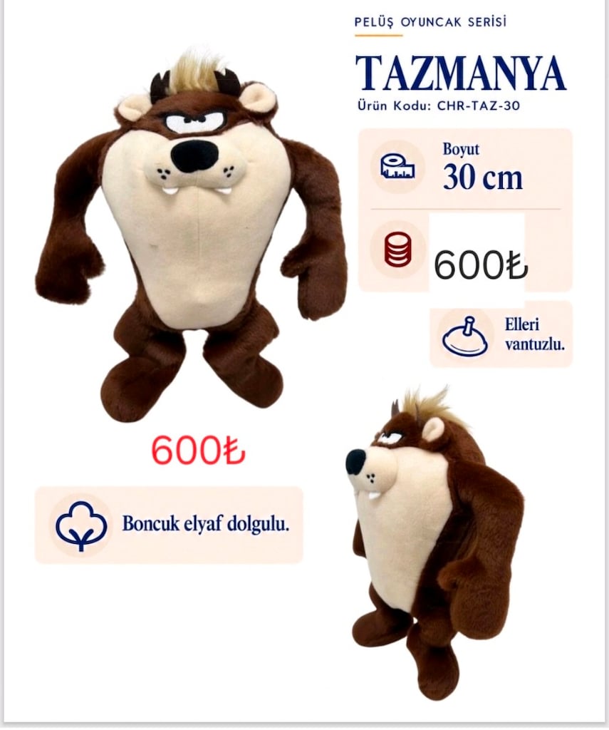 pelüş oyuncak 100tl 100 tl - 5