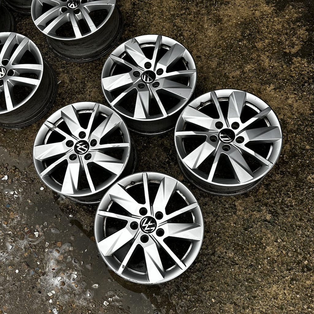 ORİJİNAL 16 inç 5x112 Volkswagen Caddy Jant Takımı 2. El - 4