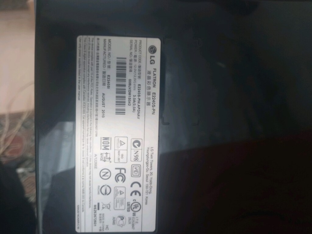 Lg Flatron E2240S - PN - 4