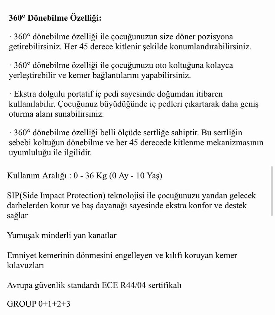 yoyko oto koltuğu - 10
