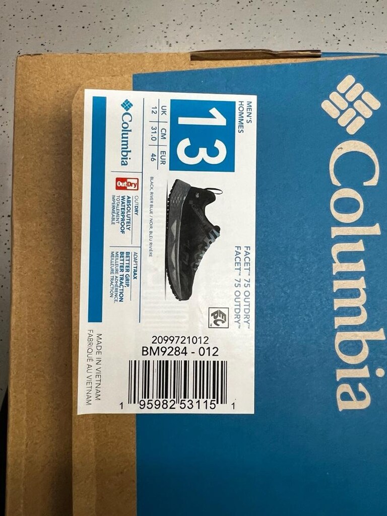 Columbia Outdry 46 Numara - 2