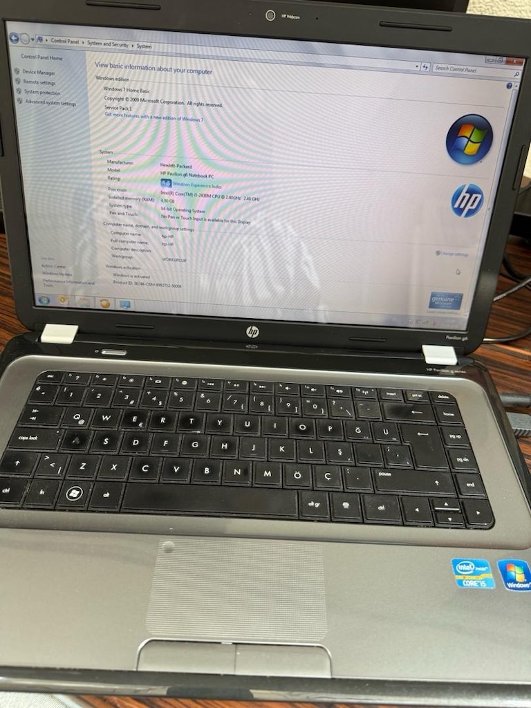 HP Pavilion g6 i5 İşlemci 4GB Ram Harici Ekran Kartlı Laptop - 5