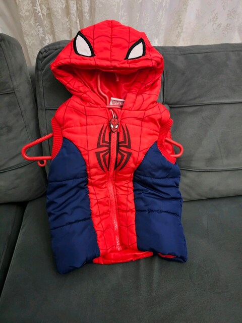 Spider-Man Çocuk Kapüşonlu Şişme Yelek