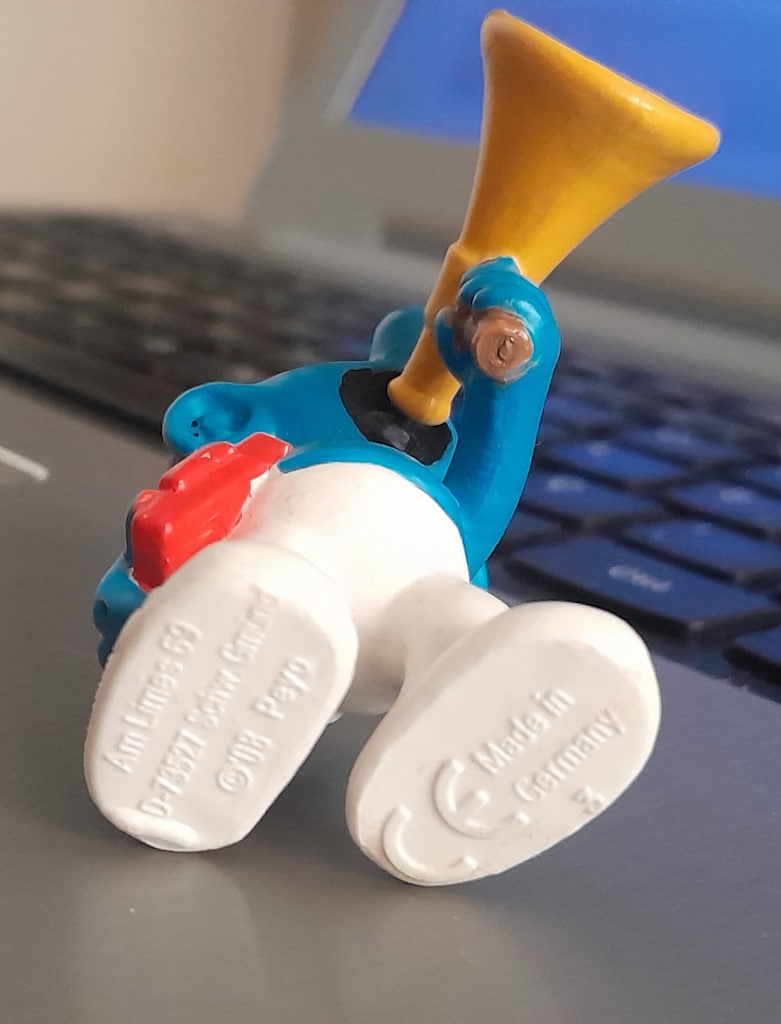 ŞİRİNLER Orijinal Alman Schleich Cinema Smurf Figürler 2009 - 4