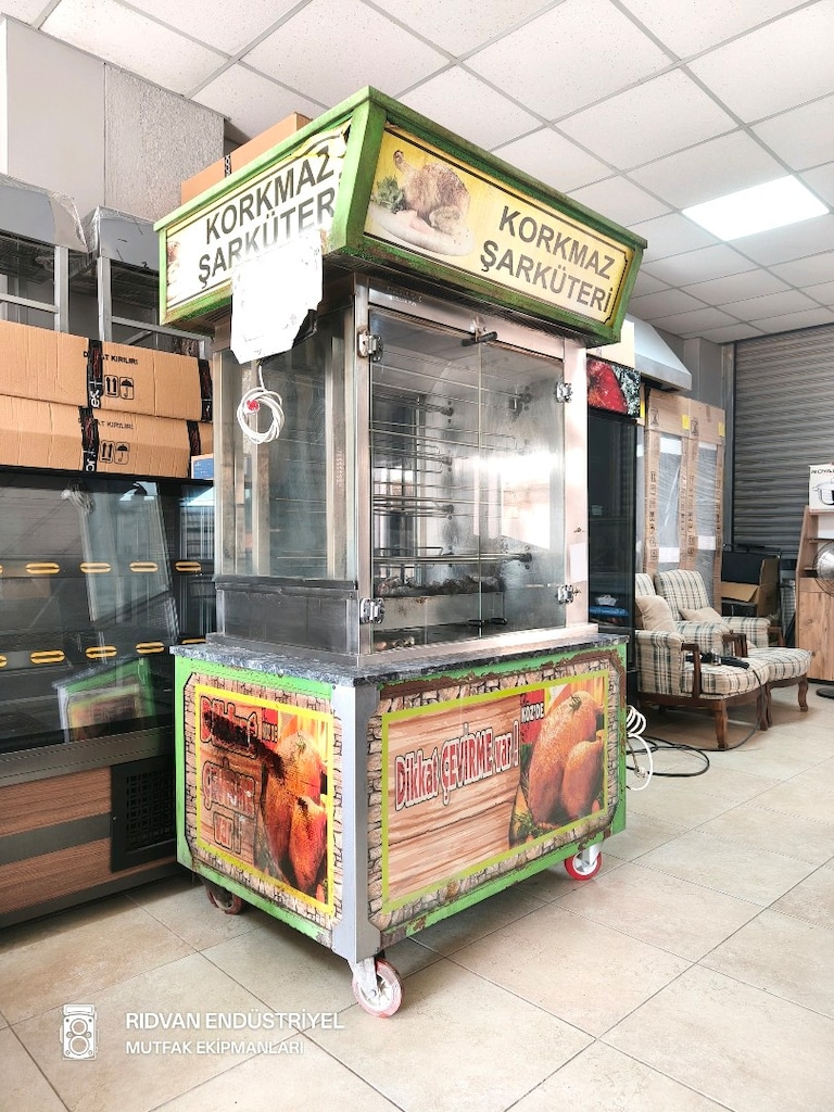 tavuk çevirme makinesi piliç kızartma makinesi grill makinası - 2