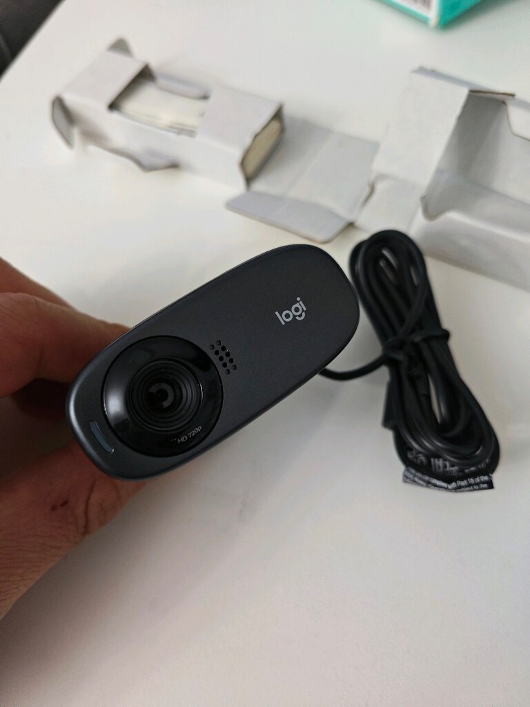 Orijinal Kutulu Sıfır Ayarında Logitech C310 HD 720p Mikrofonlu Webcam - 4
