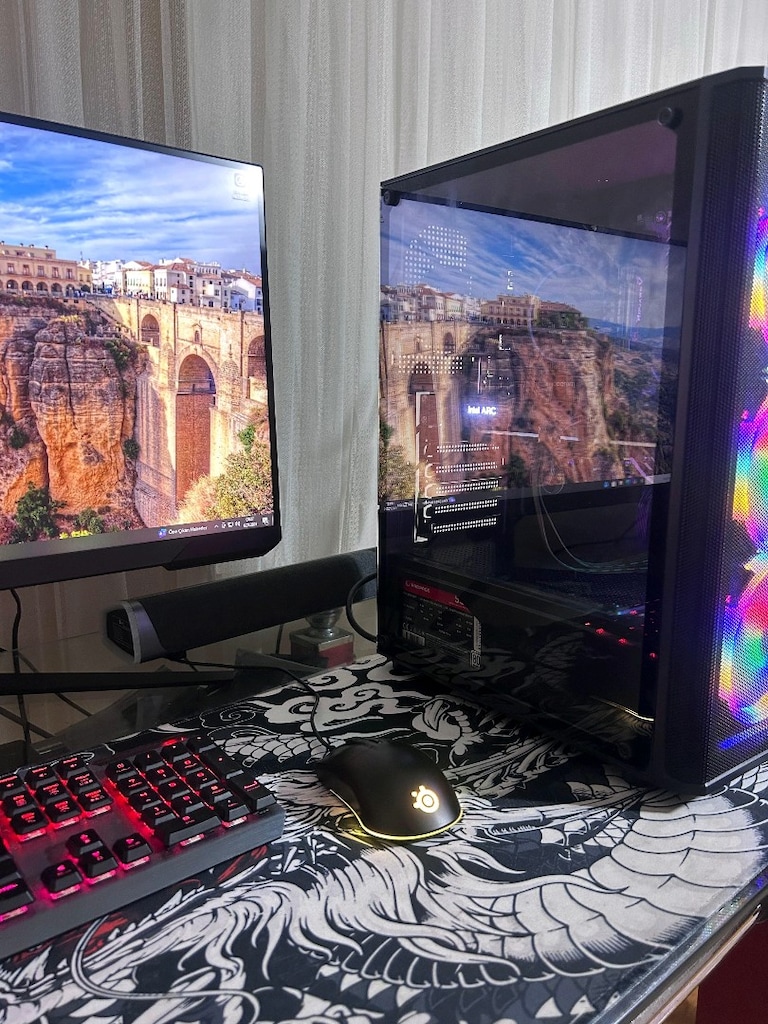 27" Samsung Monitor + Masaustu Oyuncu Bilgisayar Full Takim arc a750 - 12