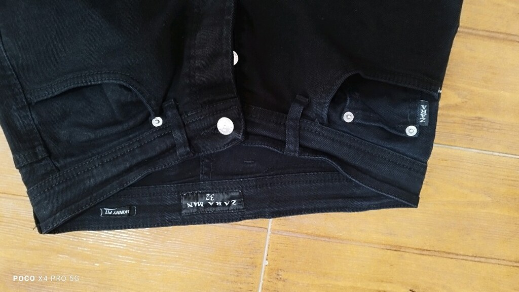 #Zara jeans pantolon..Arkasında ufak kusur..Eni çekilince 41 Boyu 96 - 3