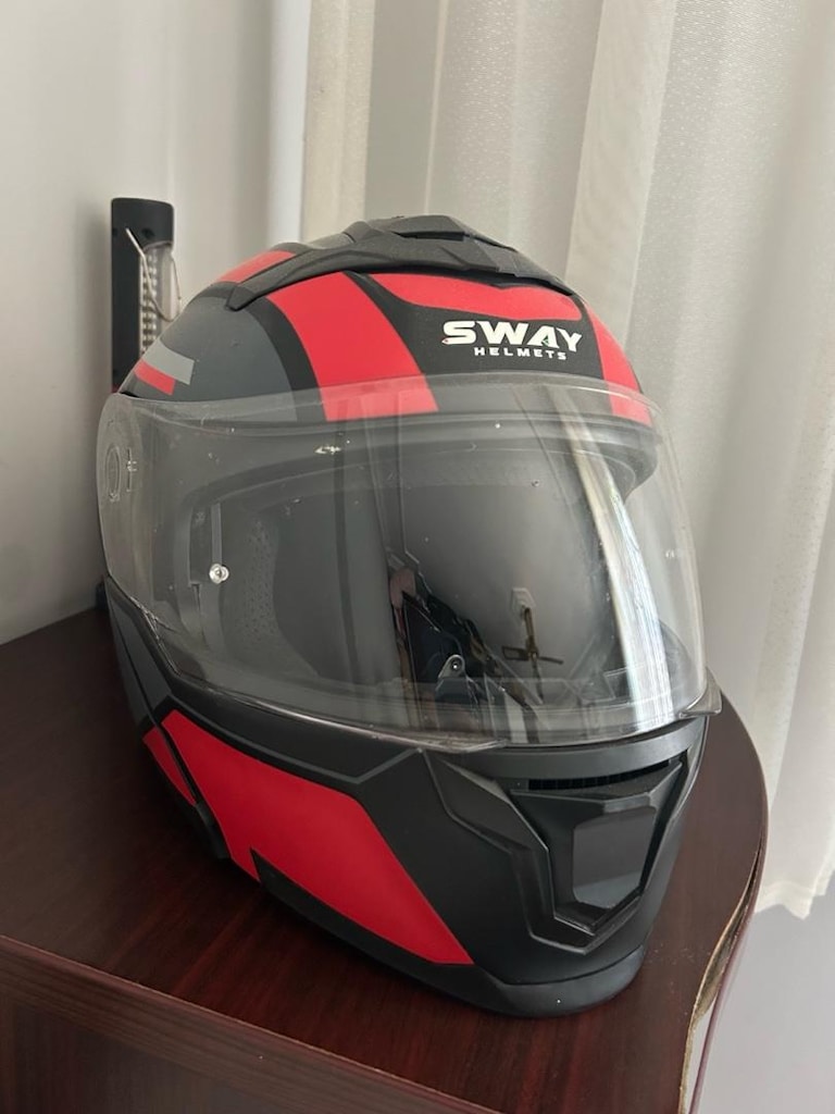 SWAY ÇENE AÇILIR VİZÖRLÜ KASK - 9
