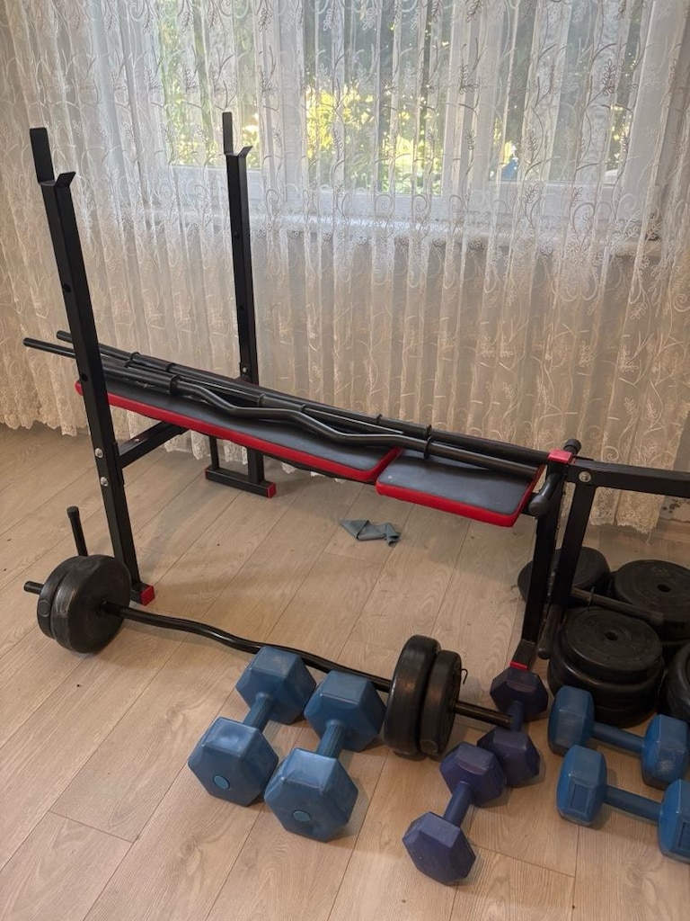 bench sehpası Ağırlıklar Dumbeller Barlar - 2