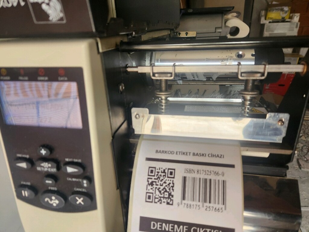 zebra endüstriyel etiket yazıcı MÜKEMMEL DURUMDA - 6