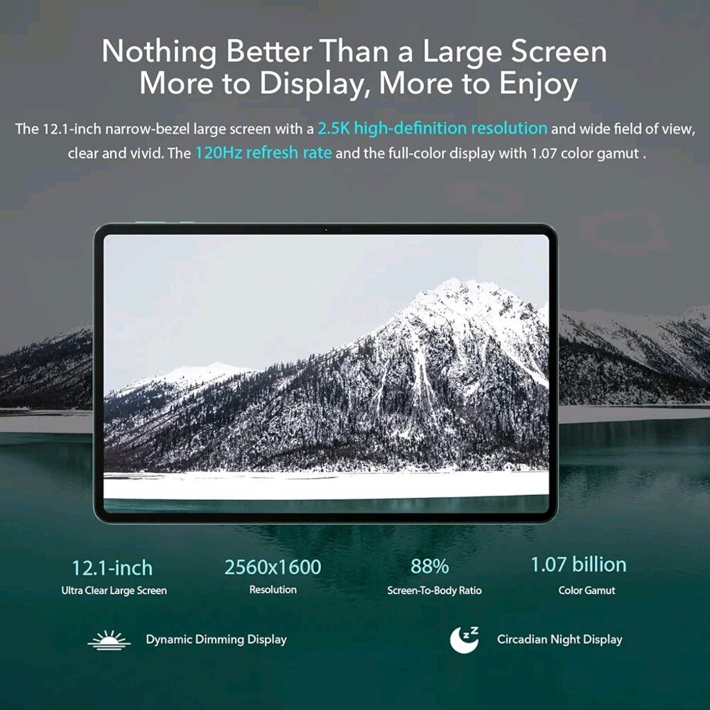Honor Pad 9 256 GB 12.1" Tablet - 10