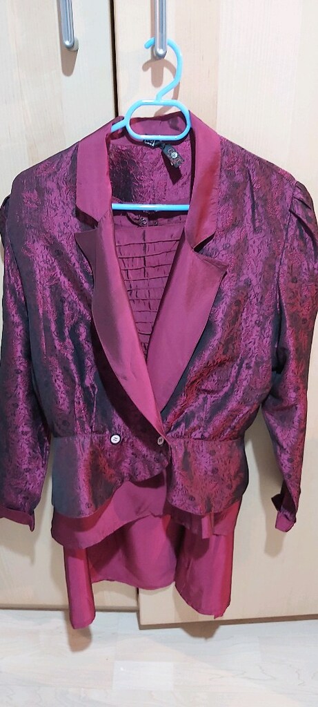 70 ler vintage tafta Bordo 3 lü takim #vintage #abiye #3lü #