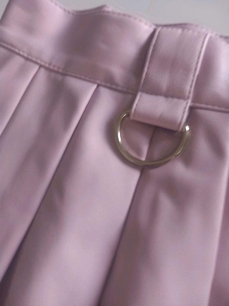 marka genç kız deri mini etek