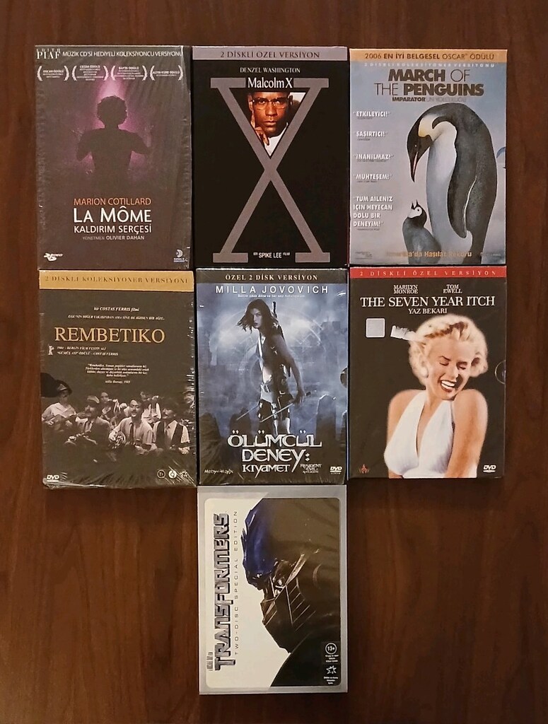 ÇİFT DİSKLİ KARTON KILIFLI DVD FİLMLER (FİYAT SORUNUZ) - 2