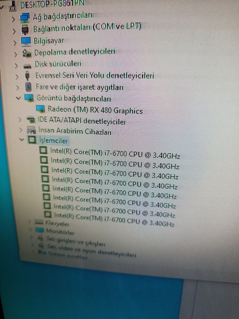 İNTEL i7-6700 + RX 480 8GB GAMING OYUN BİLGİSAYARI - 7
