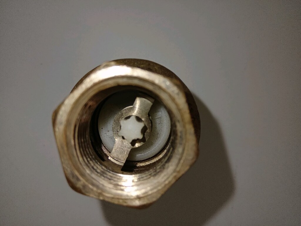check valve marin tip krom malzeme 3/8 den 1/2 ye geçiş - 5