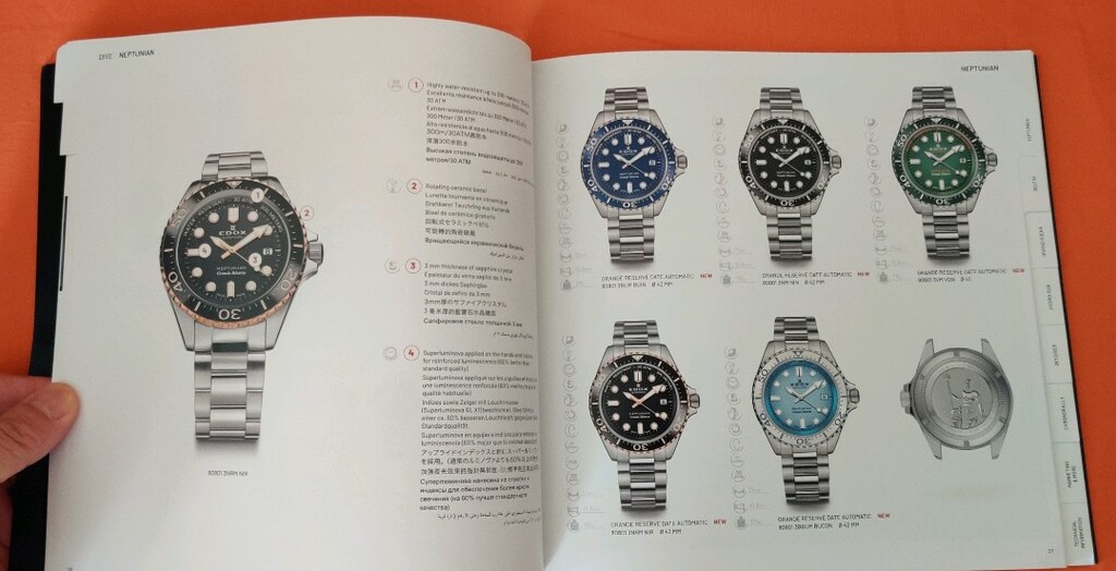 Edox 2024-2025 Saat Broşürü / Kataloğu. - 4