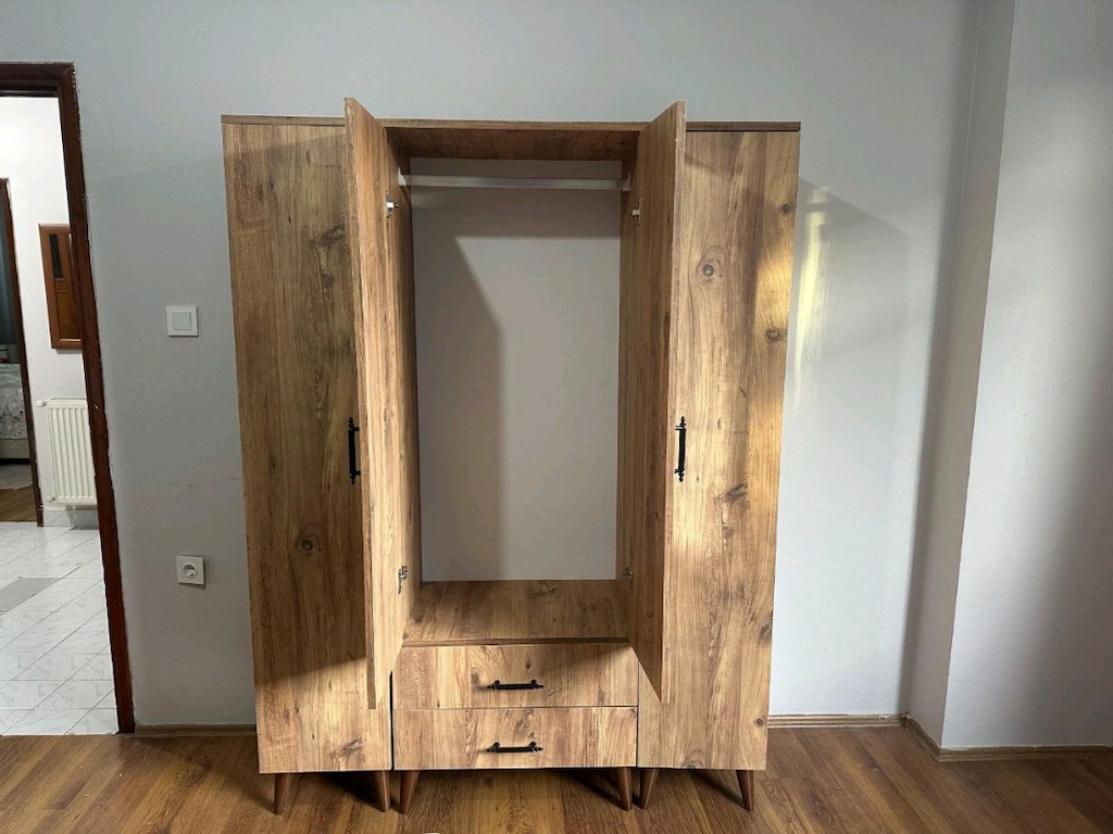 **DAHA UCUZU YOK** ÜCRETSİZ KURULUM KAPIDA ÖDEME GARDROP ELBİSE DOLABI - 2