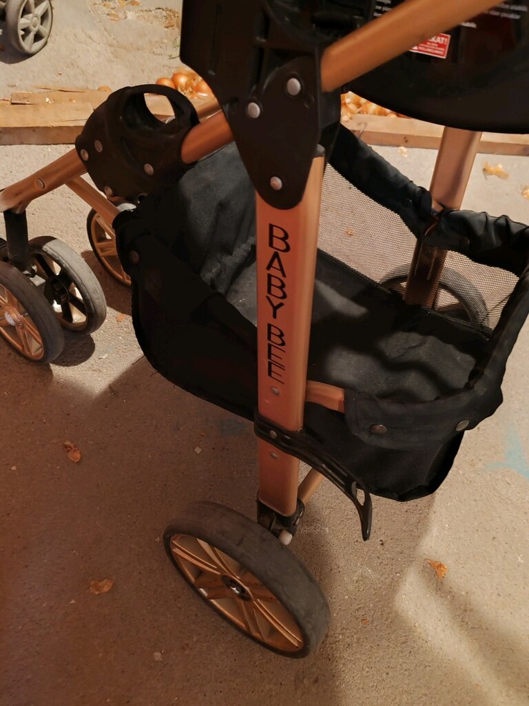 Baby Bee bebek arabasıı 2 pusetli, 3 parça 4 yaşa kadar kullanılır - 4