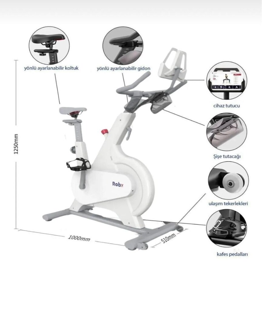 ROBX Smart Spin Kondisyon Bisikleti - 4