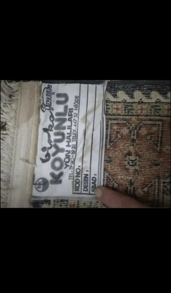 Niğde Koyunlu Yün Dokuma Halı - 3