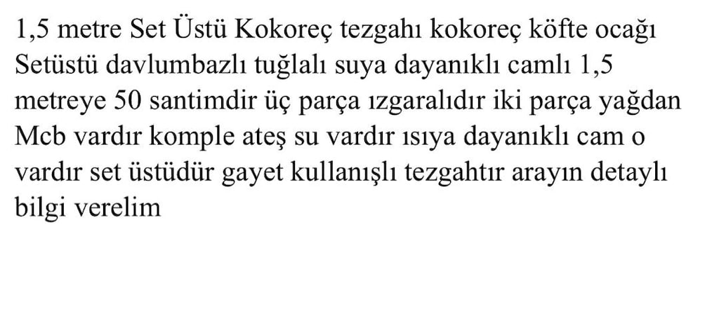 kokoreç köfte ızgara tezgahı - 2