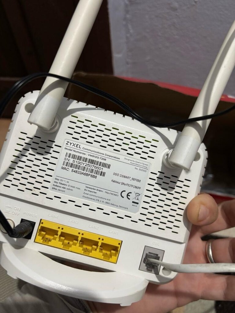 zyxel çift anten vdsl2 modem sıfır kutulu - 4