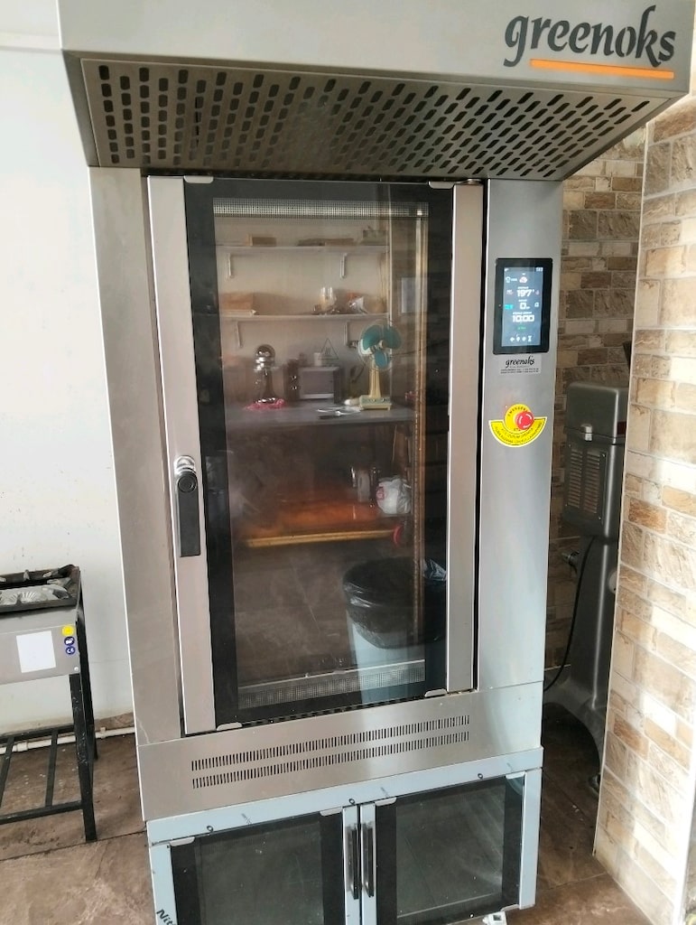 Fırın 9 tepsi mayalı Derin dondurucu çift kapı ısıtmalı Börek tezgahı - 12