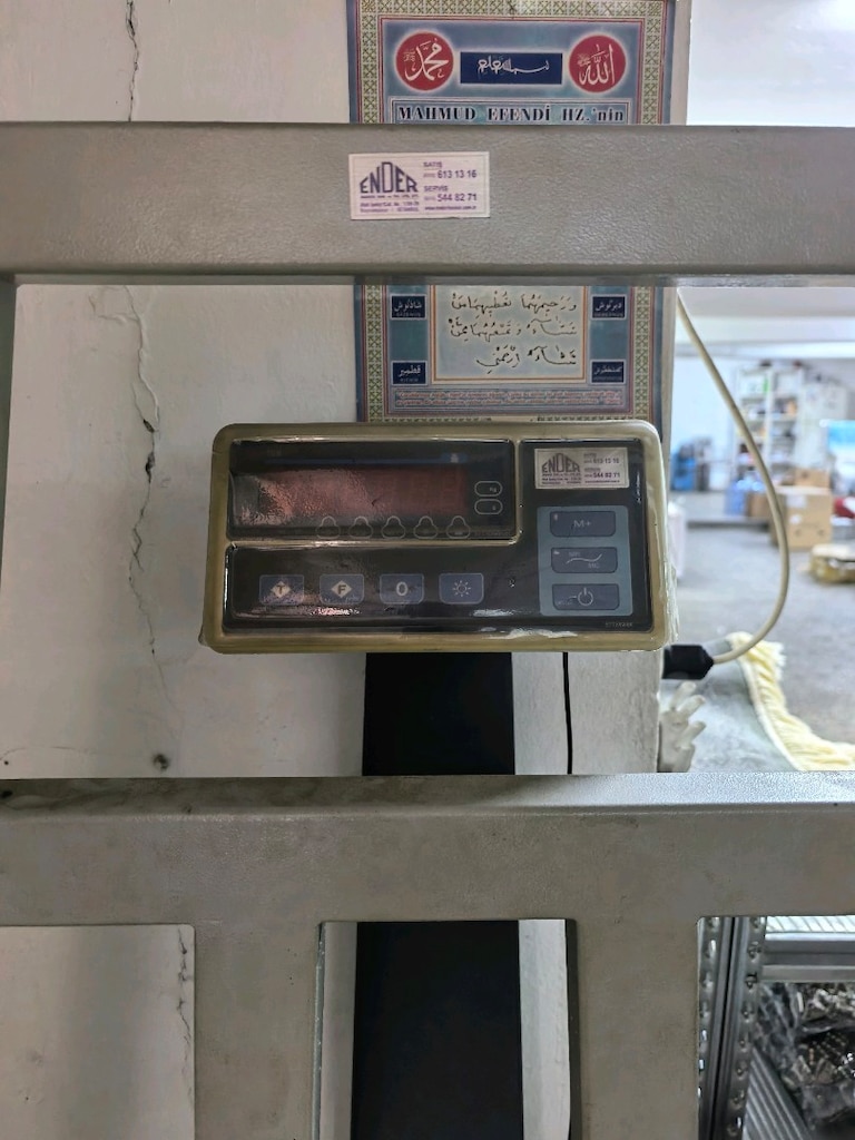 1500 kilo 120*120 elektronik kantar - 3
