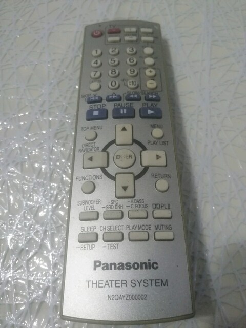 PANASONİC THEATER KUMANDA TEMIZ FAAL ORIJINAL PAZARLIKSIZ