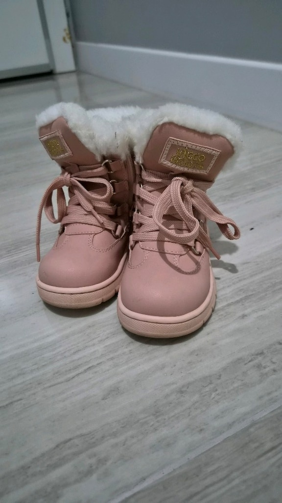Vicco Pudra Pembe Peluşlu Çocuk Botu