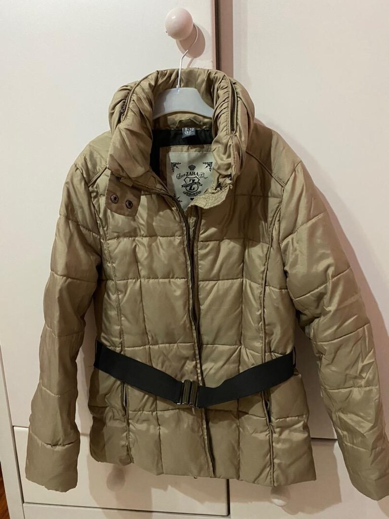 Zara marka kız çocuk kaz tüyü mont
