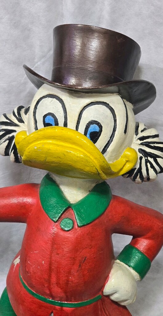 Vintage Disney Varyemez Amca ( 60 cn.) Bastonlu Kolleksiyonluk Heykel - 2