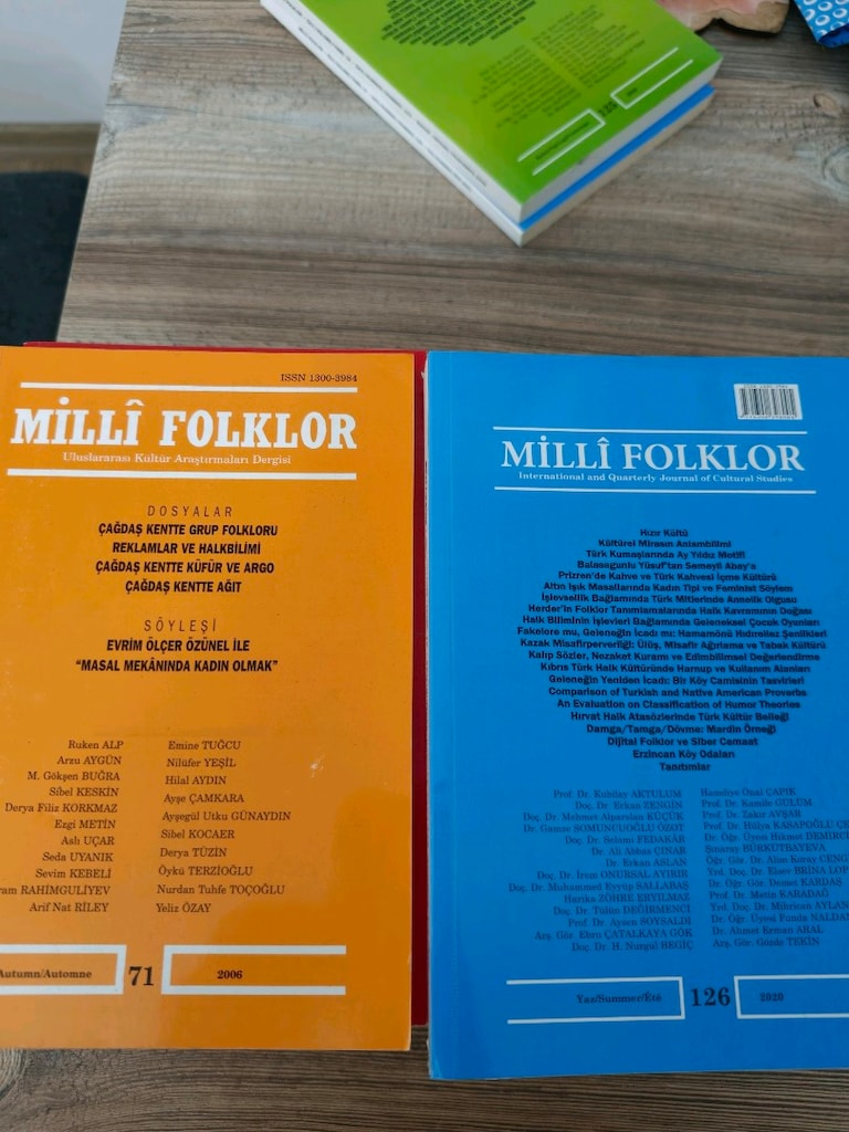 milli folklor dergisi - 9