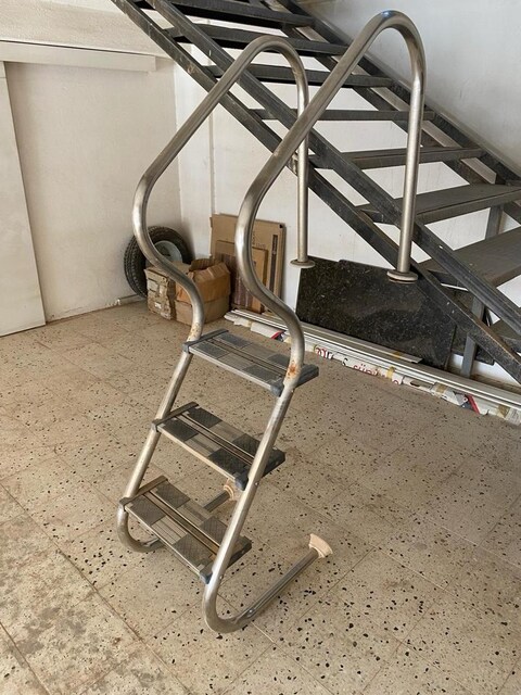 Havuz Merdiveni Ergonomik Krom 3 Basamaklı